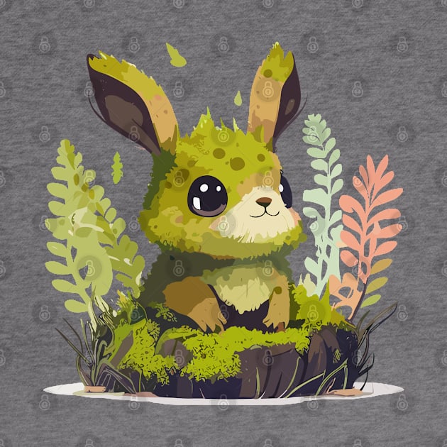 Moss chubby Bunny by JessCrafts